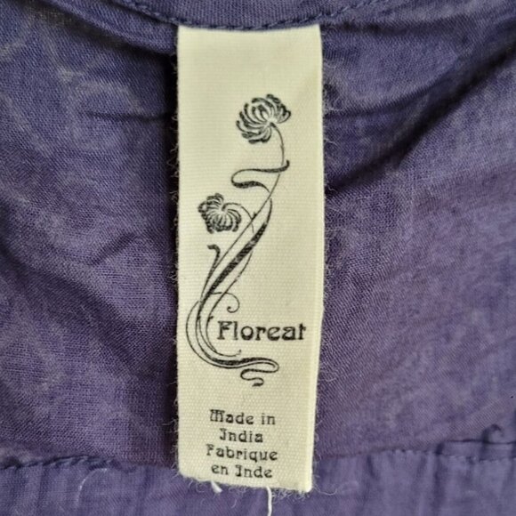 Anthropologie Floreat Cotton Lace Layered Tank delicate feminine romantic size S - Picture 4 of 10